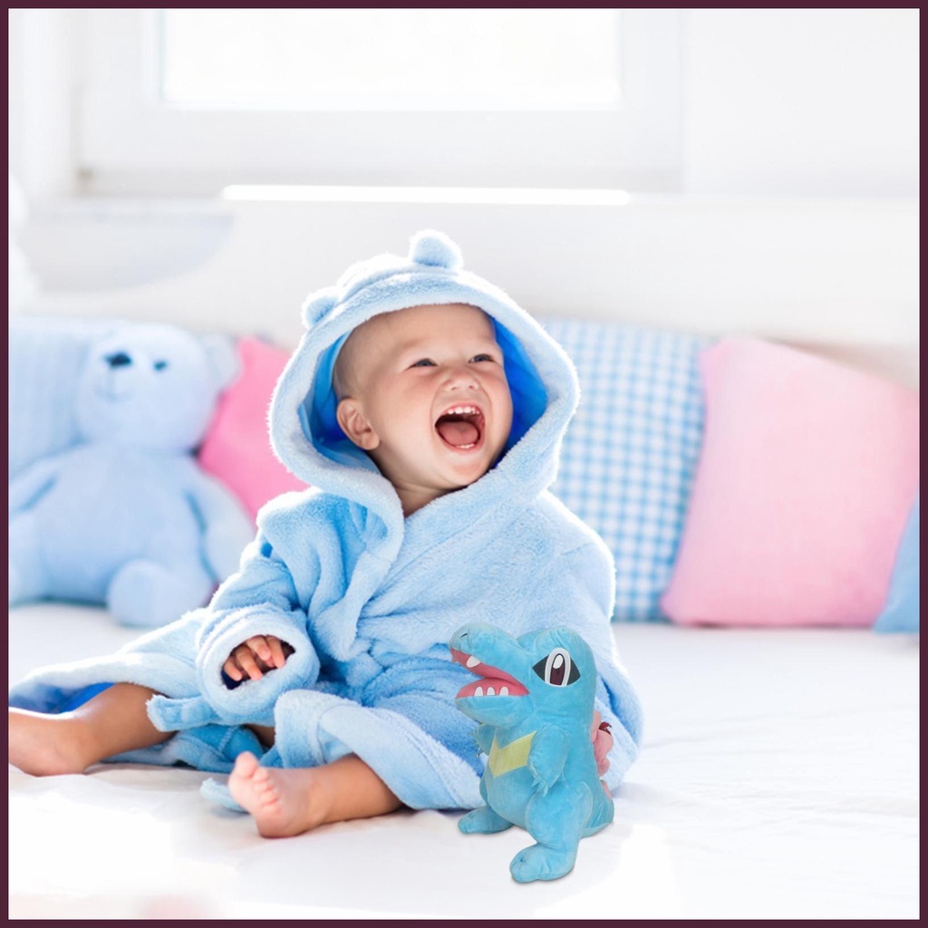 Đồ chơi nhồi bông Hình Cá Sấu Hoạt Hình Cho Bé