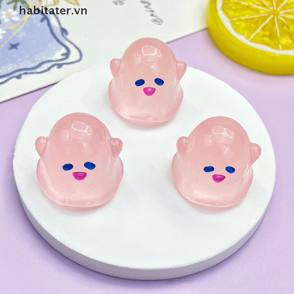 Tater Set 3 Miếng Dán Trang Trí Ốp Điện Thoại Mini Hình Phong Cảnh Ma Phát Quang DIY