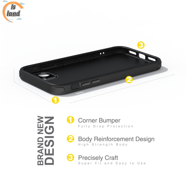 [IS] Ốp Điện Thoại Viền Thẳng Mềm Mịn Bảo Vệ Cho Iphone11