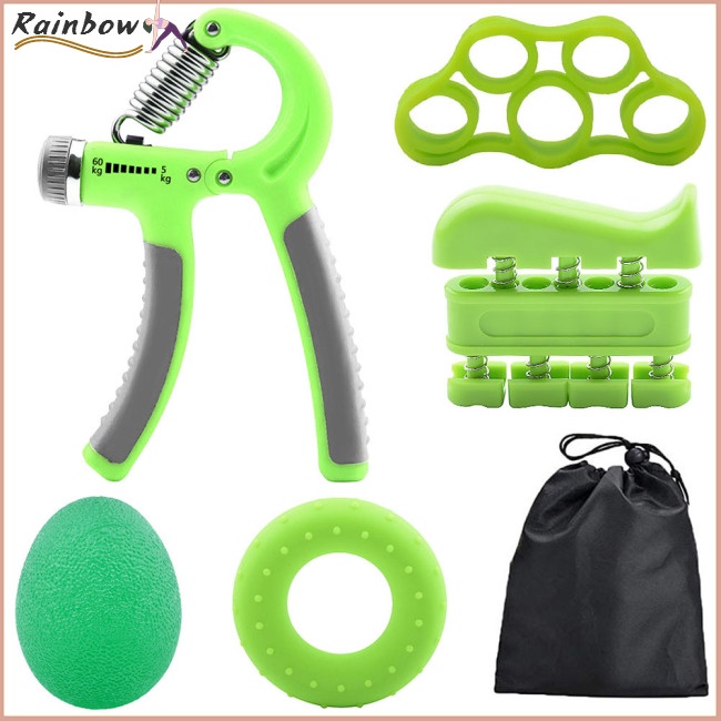 Bộ 5 Dụng Cụ Luyện Tập Cầm Tay Hình Chữ R Có Thể Điều Chỉnh Chuyên Nghiệp