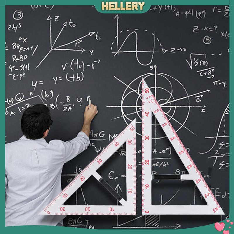 Bộ Dụng Cụ Học Toán Với Tay Cầm Có Thể Tháo Rời Tiện Dụng Cho Giáo Viên