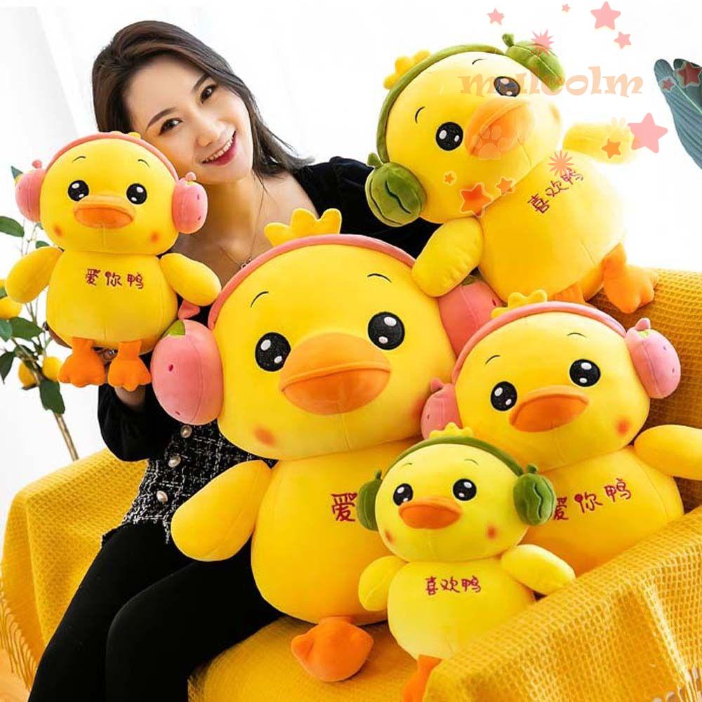 Vịt Nhồi Bông Mềm Mại Dễ Thương Dùng Trang Trí Nhà Cửa