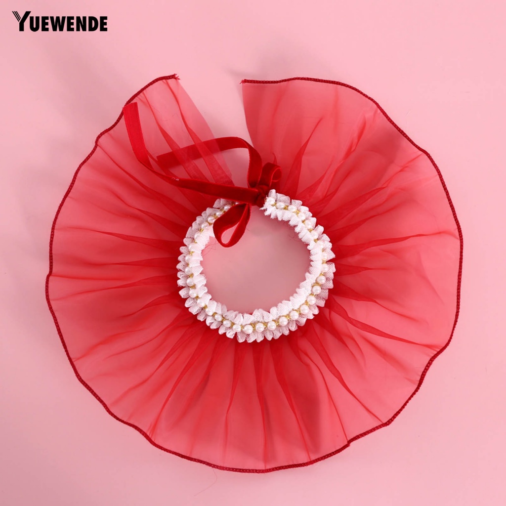 Ye.b Vòng Cổ Mềm Mại Màu Sắc Tươi Sáng Dễ Thương Cho Thú Cưng