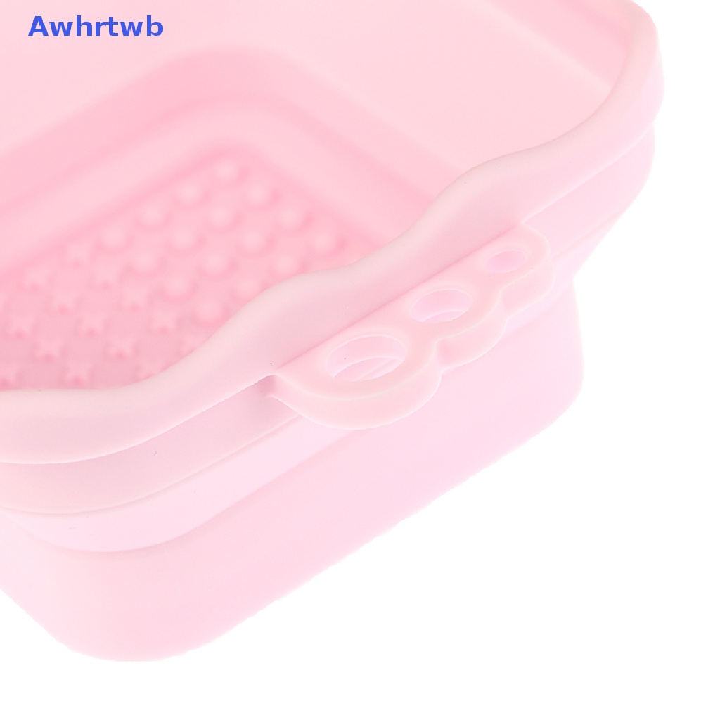 Miếng Silicon Vệ Sinh Cọ Trang Điểm Gấp Gọn Tiện Lợi Mới