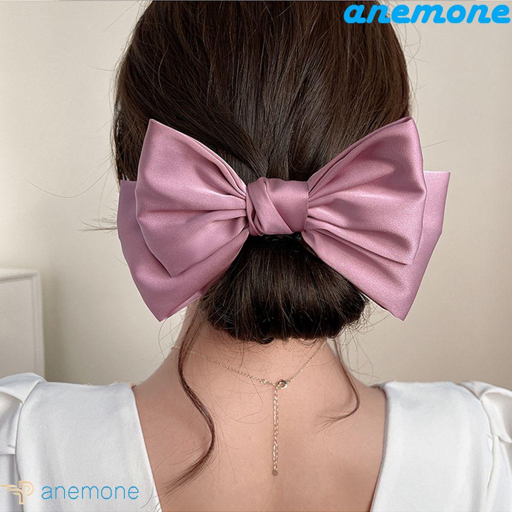 Kẹp Tóc Hình Nơ Cỡ Lớn Phong Cách Cổ Điển Thời Trang Mùa Hè Xinh Xắn Cho Nữ