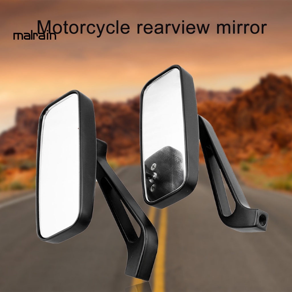 1 Cặp Gương Chiếu Hậu Hình Chữ Nhật Dành Cho Xe Mô Tô