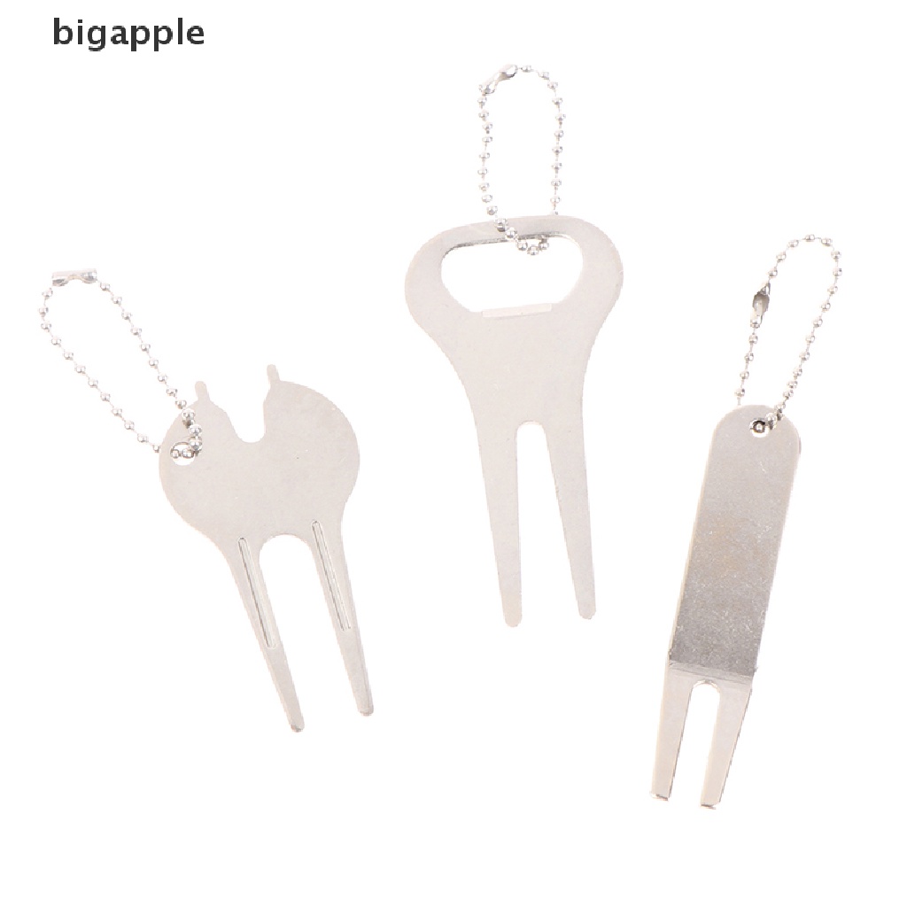 Bigapple Dụng Cụ Sửa Chữa Đường Cong Chơi Golf Bằng Hợp Kim Kẽm Màu Xanh Lá RDG