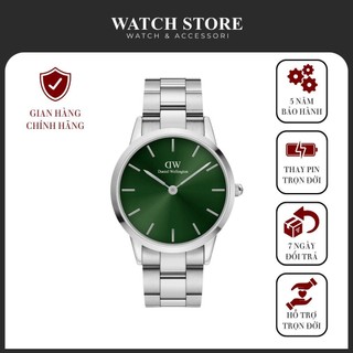 Đồng hồ Nam Nữ Daniel Wellington Iconic Link Emerald Silver Green - Daniel Store Vietnam