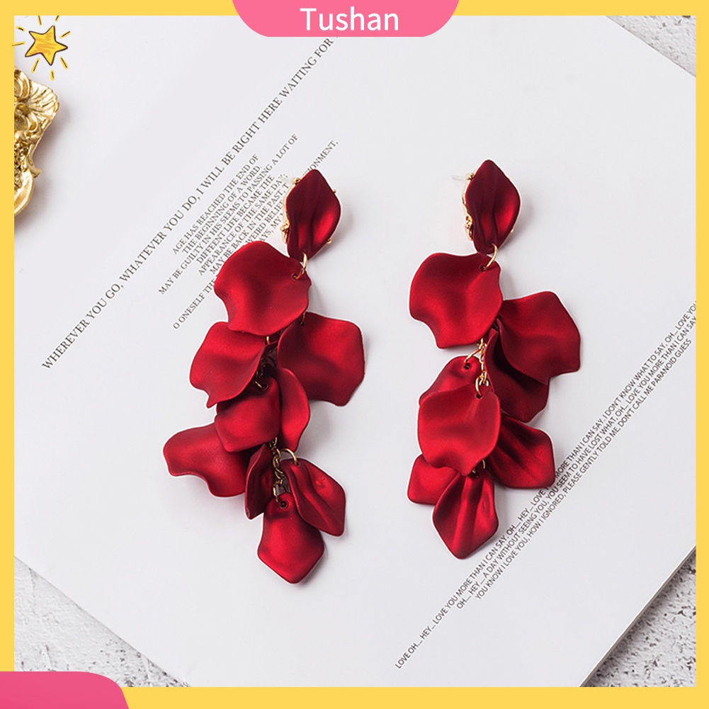 Khuyên Tai Nữ Hình Cánh Hoa Thời Trang