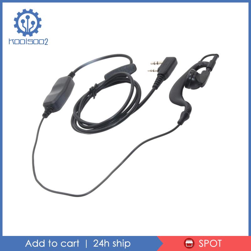 Tai Nghe Nhét Tai Koolsoo2 Dual PTT Kèm Micro Màu Đen Chuyên Dụng Cho Dòng 82