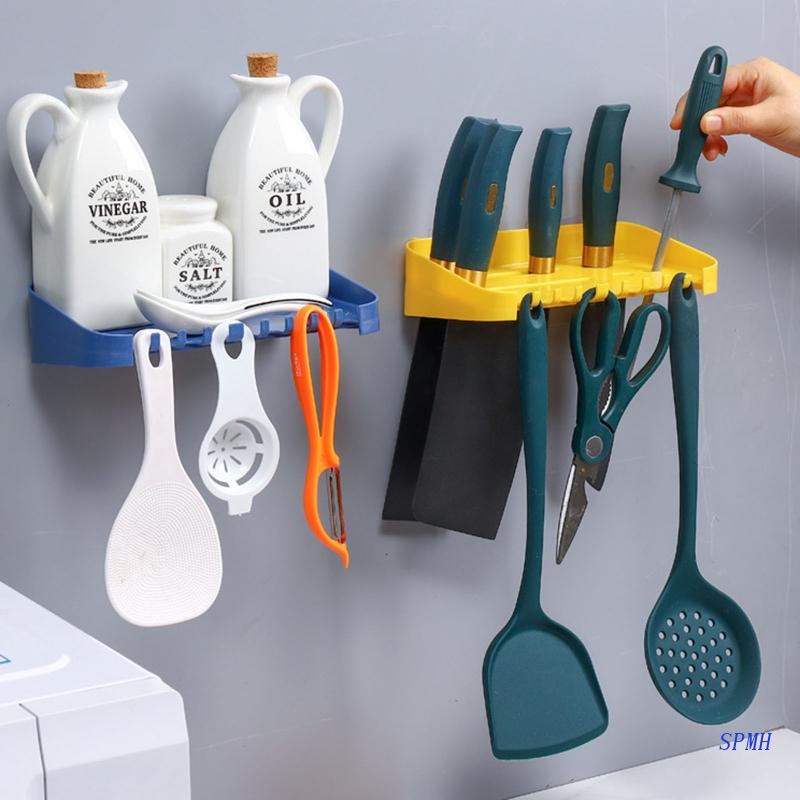 Giá Đỡ Treo Khăn Tắm Gắn Tường Không Cần Đục Lỗ Thoát Nước Đa Năng Cho Nhà Ở