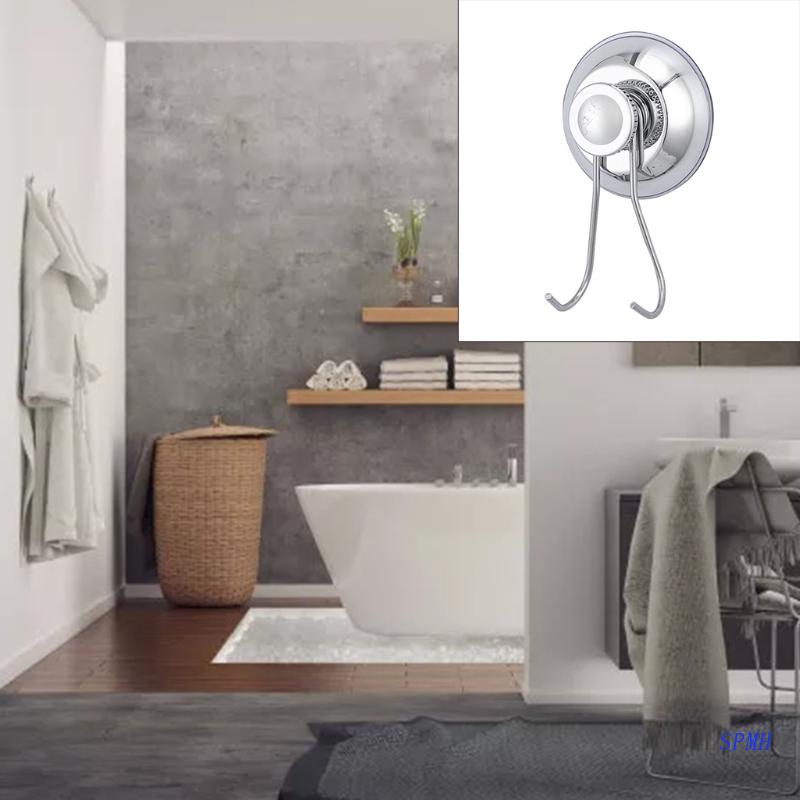 Móc Treo Vòi Hoa Sen Hai Đầu Hút Chân Không Dày Dặn Tái Sử Dụng Được