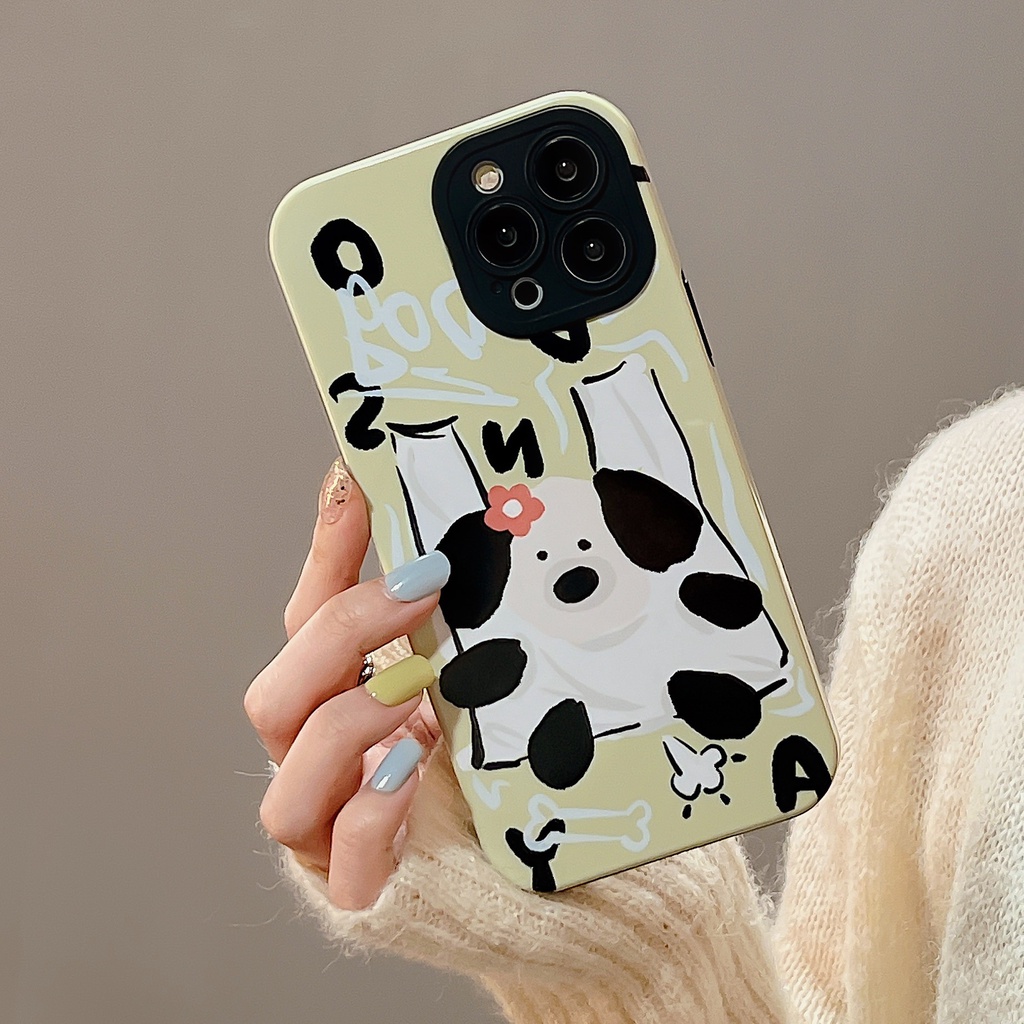 Ốp Điện Thoại tpu Dẻo Họa Tiết Hoạt Hình Chú Chó / Mèo Dễ Thương Cho iPhone 11 13 12 14 PRO MAX