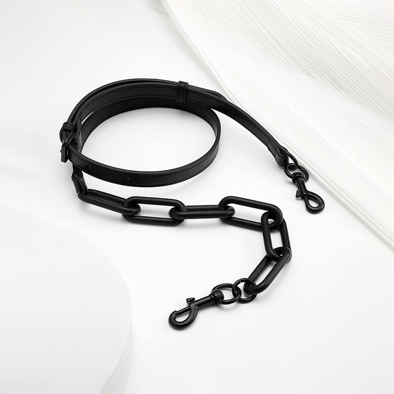 Issey miyake acrylic dây chuyền da hai trong một phù hợp với dây đeo túi tote issey miyake để thay thế diy