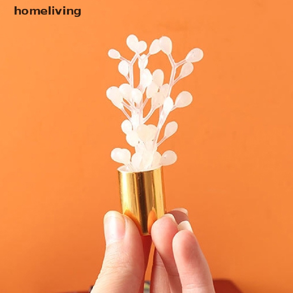 Mô Hình Chậu Cây Hình Bóng Đèn Mini Tỉ Lệ 1: 12 Dùng Trang Trí Nhà Búp Bê