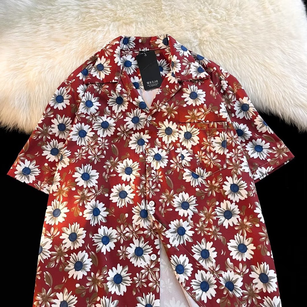 Áo Sơ Mi Tay Lửng Cổ Vuông Đơn Giản Thời Trang Mùa Hè Cho Nam