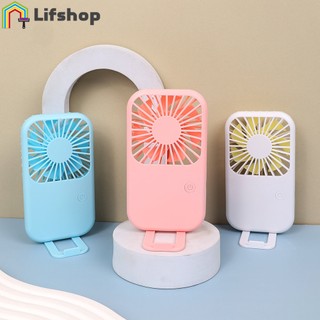 Quạt làm mát mini cầm tay có thể sạc lại bằng cổng usb đa năng có 3 màu để chọn lựa