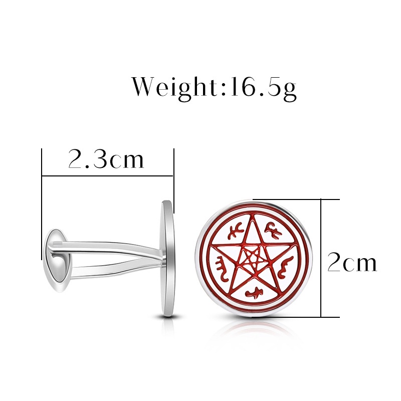Khuy Măng Sét Hình Ngôi Sao Năm Cánh Thời Trang Cho Nam