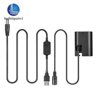 Bộ chuyển đổi nguồn điện usb ack-e6 lp e6 e6n cho canon eos 5d mark iii ii 6d 7d 60d 70d 80d 90d r5 r6 5ds