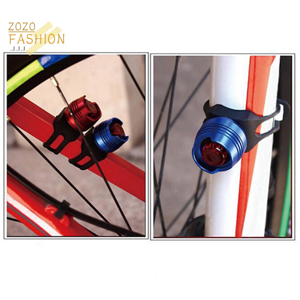 Đèn LED Cảnh Báo An Toàn Phía Sau Xe Đạp 3 Chế Độ Màu Đỏ