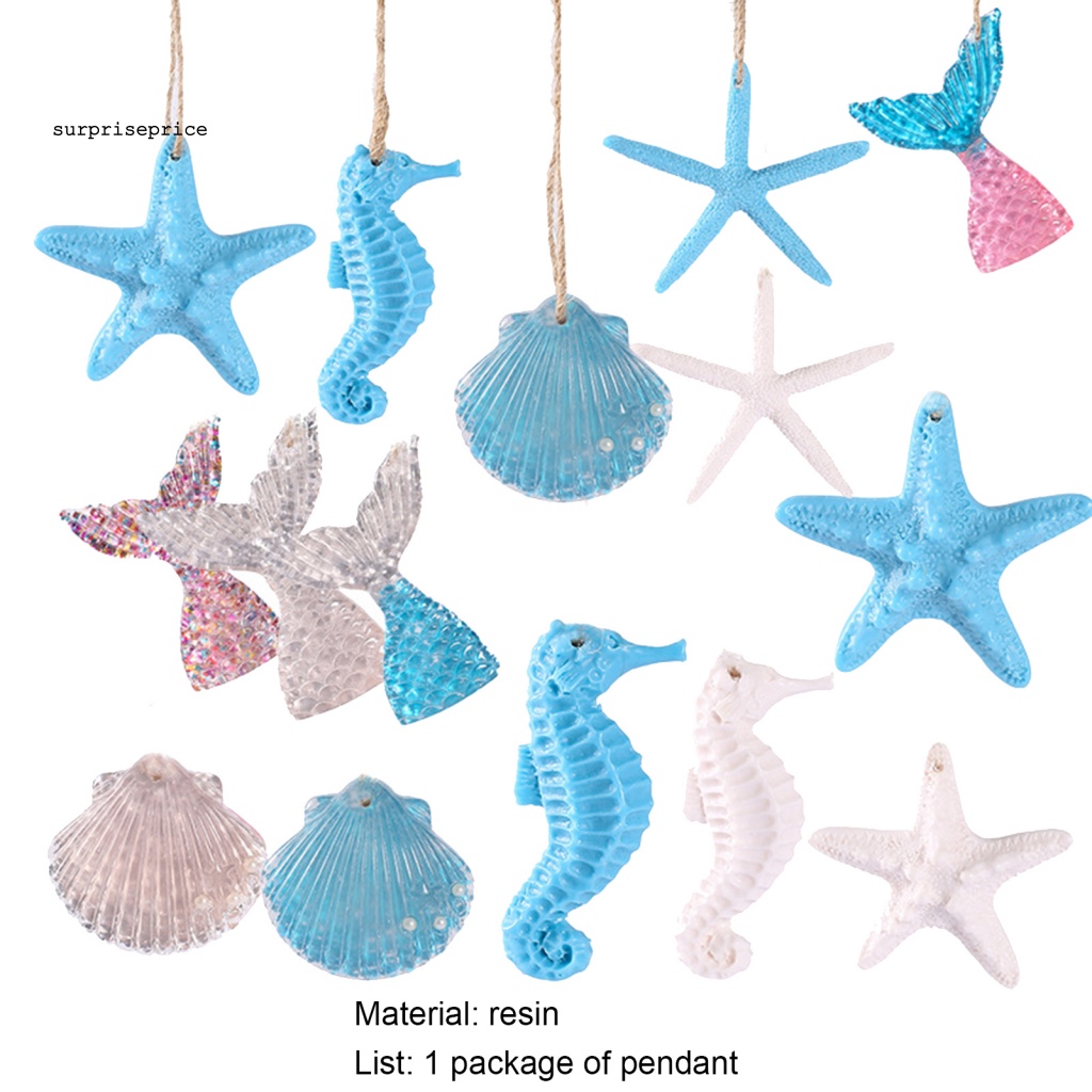 Set 20 Phụ Kiện Treo Trang Trí Cây Thông Giáng Sinh Bằng Nhựa Resin Dễ Thương Chống Mòn