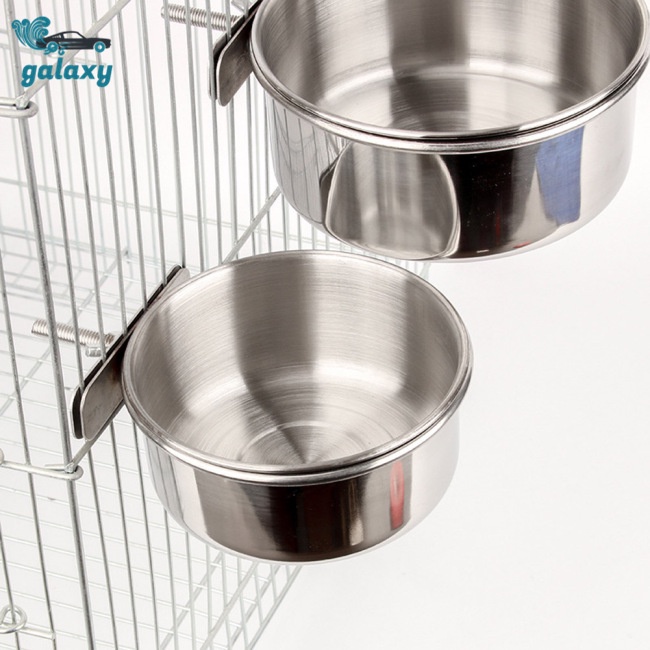 Galaxy Tô Đựng Thức Ăn / Nước Uống Bằng Thép Không Gỉ Cho Chim