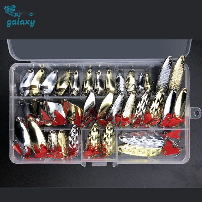 Galaxy Set 10 / 25 / 35 Mồi Giả Nhử Cá Bằng Kim Loại Chất Lượng Cao