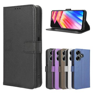 Infinix Hot 30 Play Case Flip Diamond PU Leather Wallet Khe cắm thẻ Vỏ điện thoại Infinix Hot 30 20 Play Hot30Play Case Stand