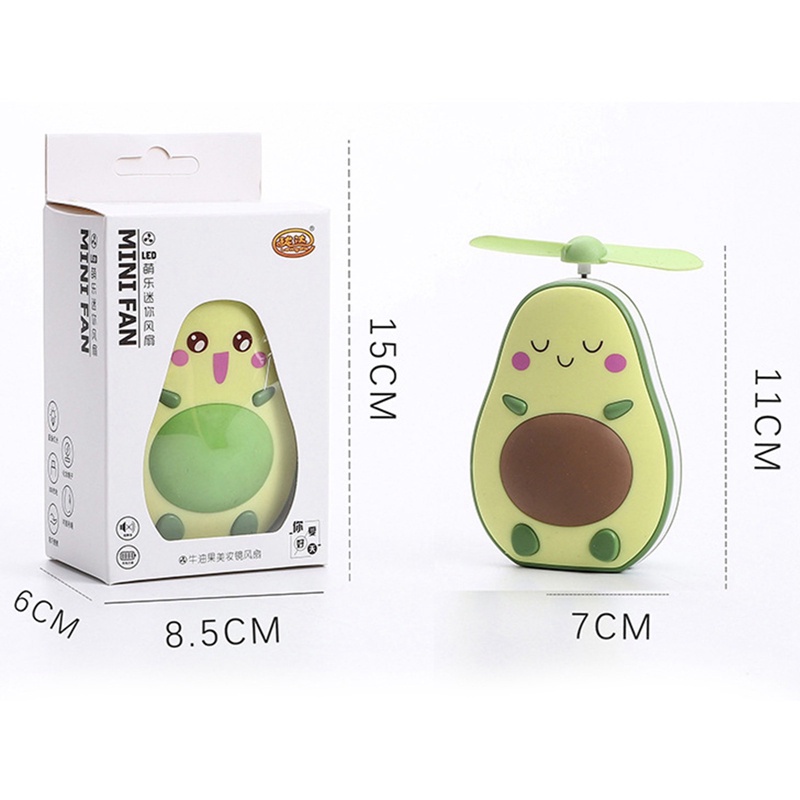 Gương Trang Điểm Cầm Tay Nhỏ Gọn Có Đèn Kèm Quạt Sạc USB Tiện Dụng Cho Nữ Sinh