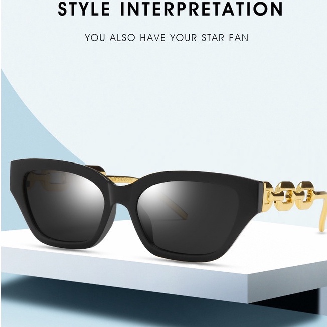 Kính Mát Mắt Mèo Chống Tia UV400 Phong Cách Cổ Điển Cho Nữ