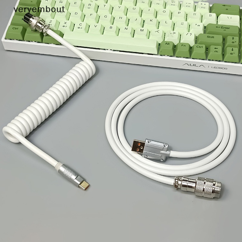 Dây Cáp 1.8m Type-C Sang USB A TPU Chuyên Dụng Cho Bàn Phím Cơ Chơi Game