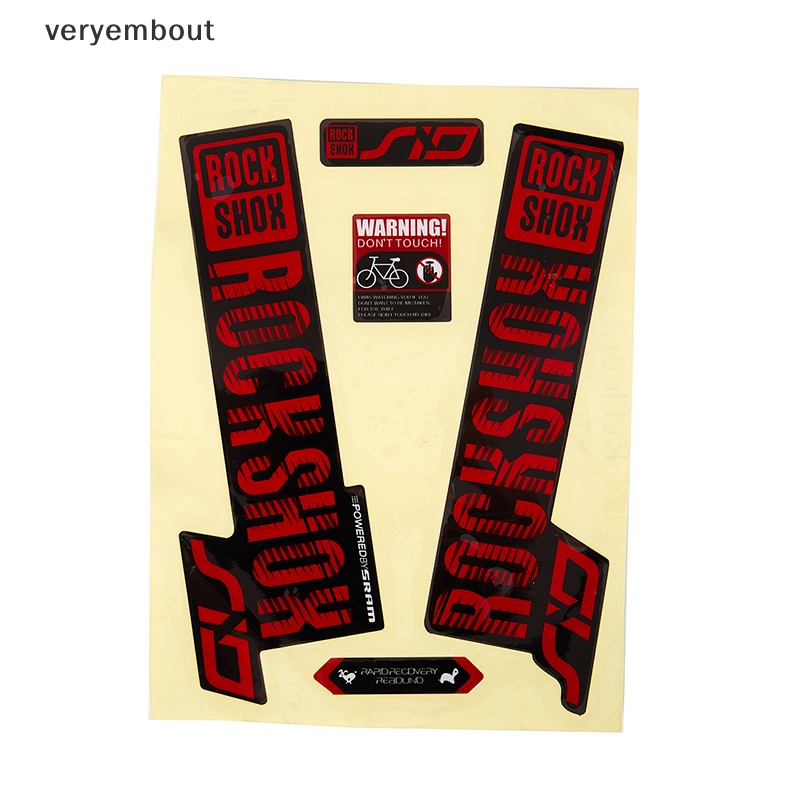 Đề Can Dán Phuộc Trước Chuyên Dụng Cho Xe Đạp Leo Núi Rock Shox SID Road