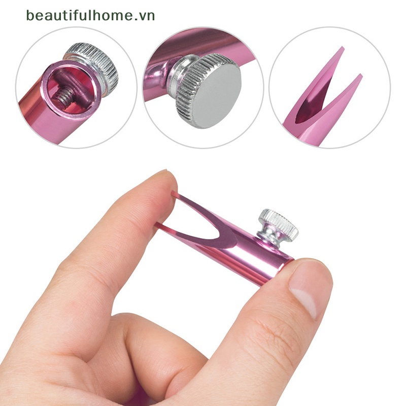 Bút Chì Kẻ Lông Mày Hai Đầu Hình Chữ U Bằng Kim Loại Có Đồ Chuốt