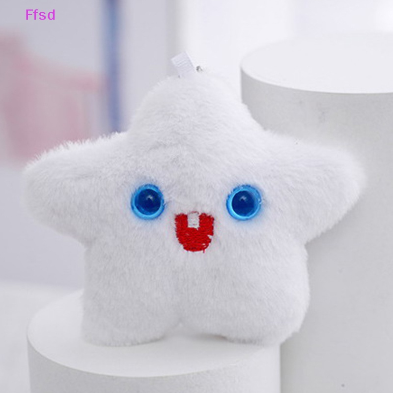 {Ffsd} Đồ Chơi Búp Bê Ngôi Sao Nhồi Bông Màu Trắng Năm Cánh Trang Trí Túi Xách Trẻ Em * Bán Chạy