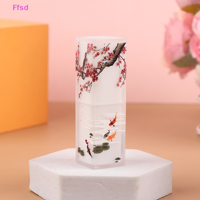 {Ffsd} Hộp Rỗng Đựng Son Dưỡng Môi 3D Có Thể Nạp Đầy Lại Dùng Khi Đi Du Lịch * Bán Chạy