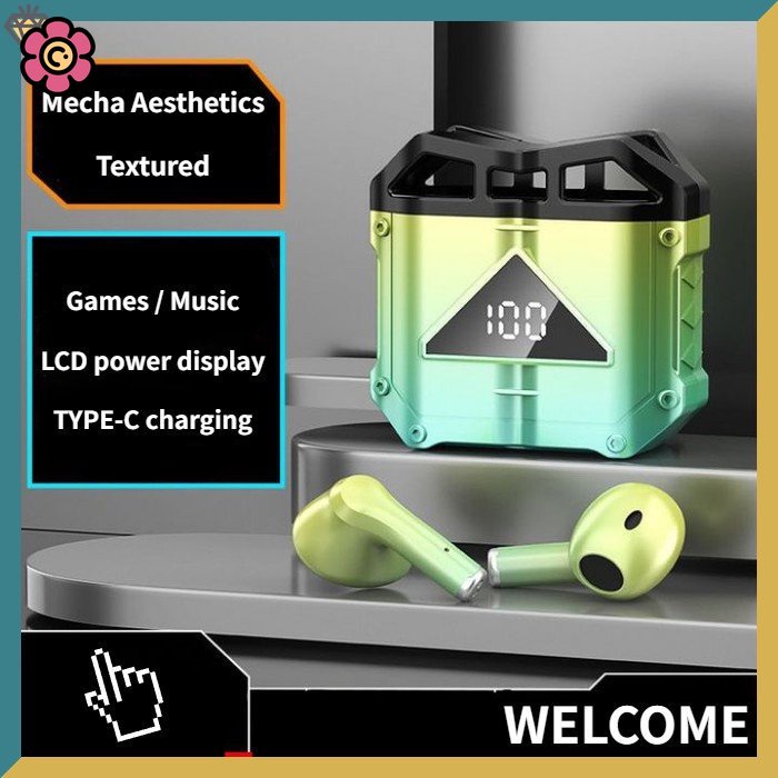 Tai Nghe Nhét Tai JX30 HiFi ENC Không Dây Chống Tiếng Ồn Màn Hình LED Kết Nối Bluetooth 5.3 Cho Chạy Bộ Chơi Game