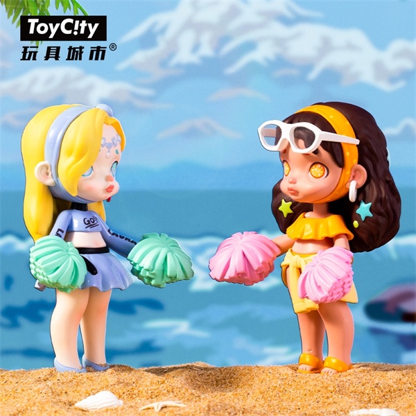 ★HGTOYS★  Toycity Laura Pool Wars Dòng Blind Box Doll Tide Play Trang trí Quà tặng