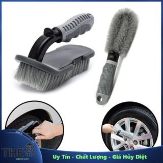 Bộ cọ ,bàn chải vệ sinh bánh xe chuyên dụng ,vệ sinh thảm lót