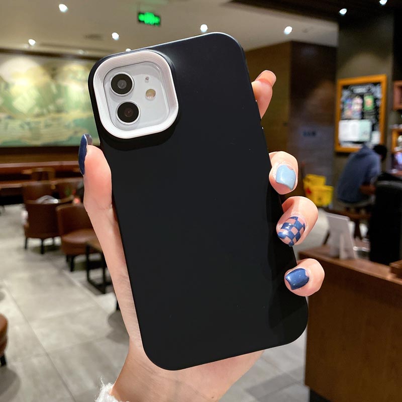 Ốp Điện Thoại TPU Silicon Lỏng Chống Sốc Chống Bụi 3 Trong 1 Cho IPhone 14 13 6 7 8 Plus 11 12 Pro Max X XS