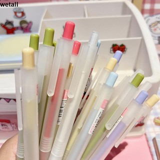 🌴Bút bi bấm mực gel màu đen HAKI ngòi 0.5mm dụng cụ văn phòng phẩm