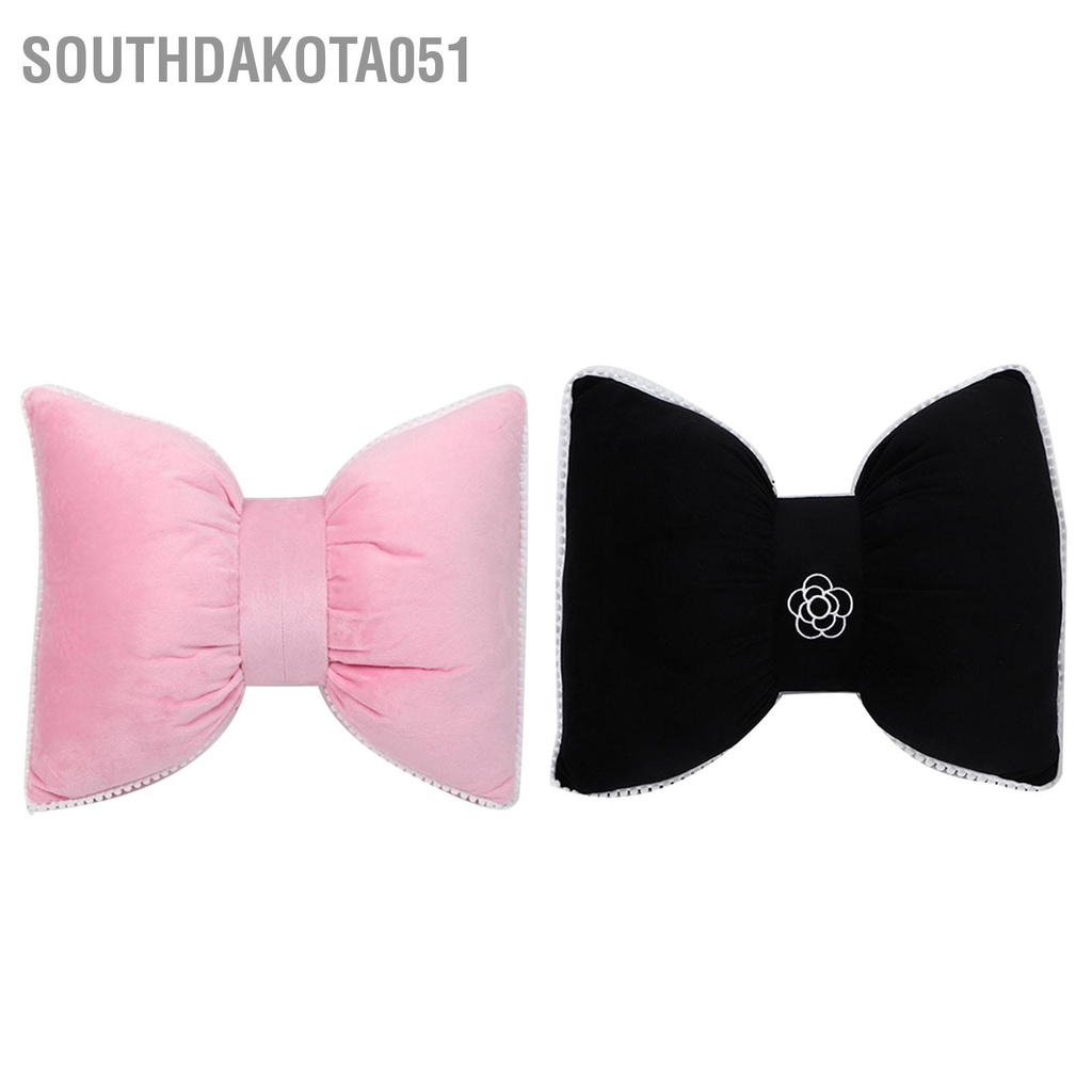 Southdakota051 Nơ Gối Cổ Sang Trọng Thắt Mềm Mại Ghế Tựa Đầu Hỗ Trợ Đệm Có Khóa Dây Thun