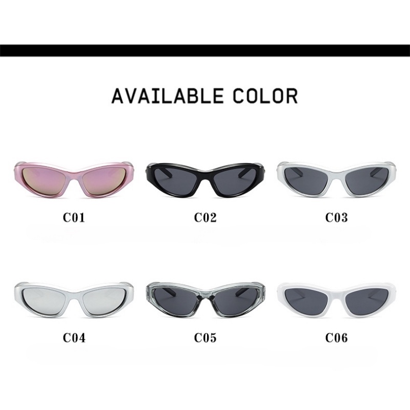 Kính Râm Quấn Tròng Hình Ngôi Sao Năm Cánh Phong Cách Hip Hop Punk Y2K Cá Tính Cho Nam Và Nữ