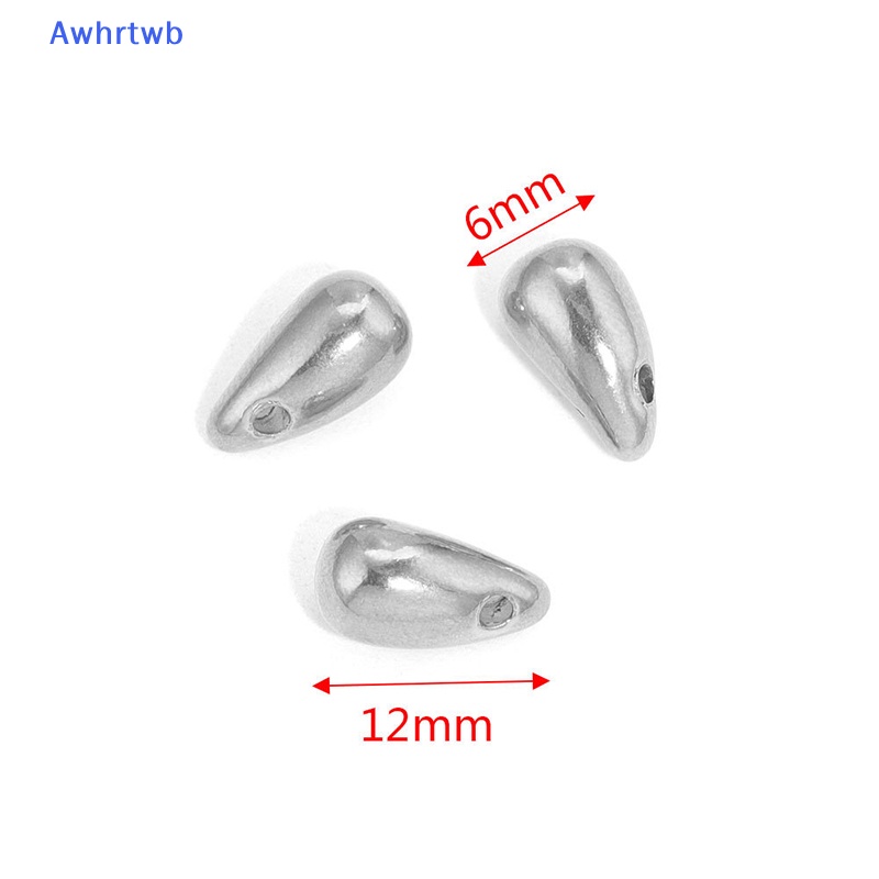 Mặt Vòng cổ Hình Giọt Nước Bằng Thép Không Gỉ DIY Mới