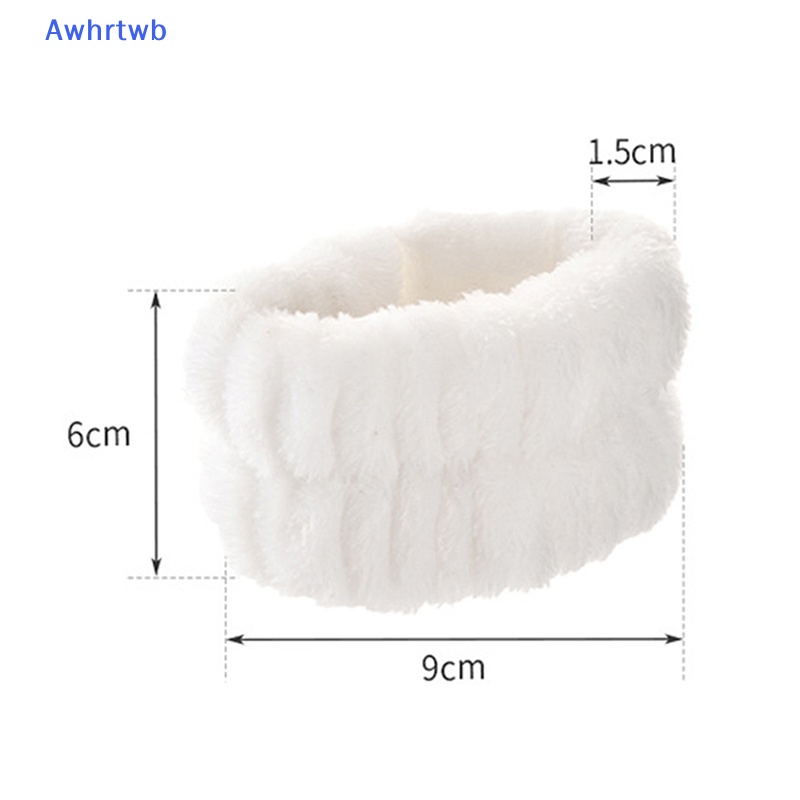 1 Cặp Băng Đeo Cổ Tay Thấm Hút Mồ Hôi Linh Hoạt Có Thể Tái Sử Dụng Cho Rửa Mặt Mới