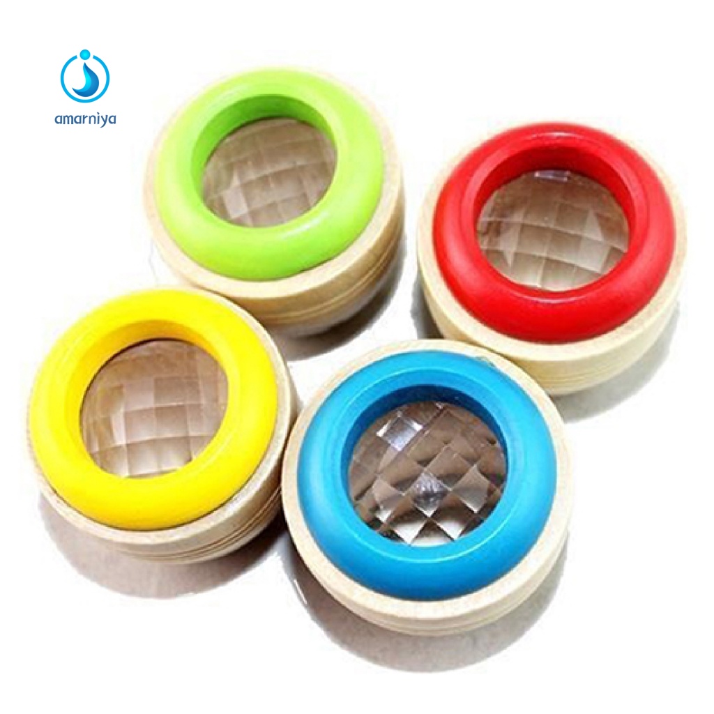 Kính Vạn Hoa Bằng Gỗ Hình Mắt Ong Giáo Dục Sớm Cho Bé