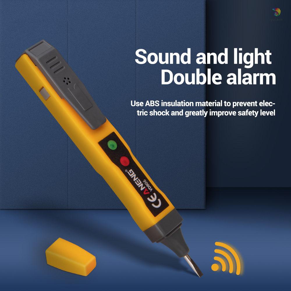 Bút Thử Điện Đa Năng ANENG VD806 AC / DC Không Tiếp Xúc Có Đèn Báo Động