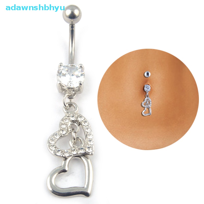 Khuyên RốN HìNh Tim ĐíNh Đá Xinh XắN