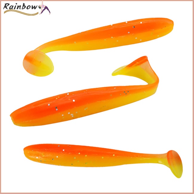 Set 30 Mồi Giả Nhử Cá Hình Chữ T 5cm7cm9cm Bằng Nhựa Mềm Nhiều Màu Sắc Gắn Kèm Móc Câu Tiện Dụng