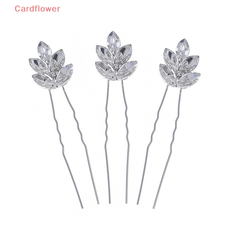 Bộ 3 Trâm Cài Tóc Đính Đá Sang Trọng Cho Cô Dâu Mới