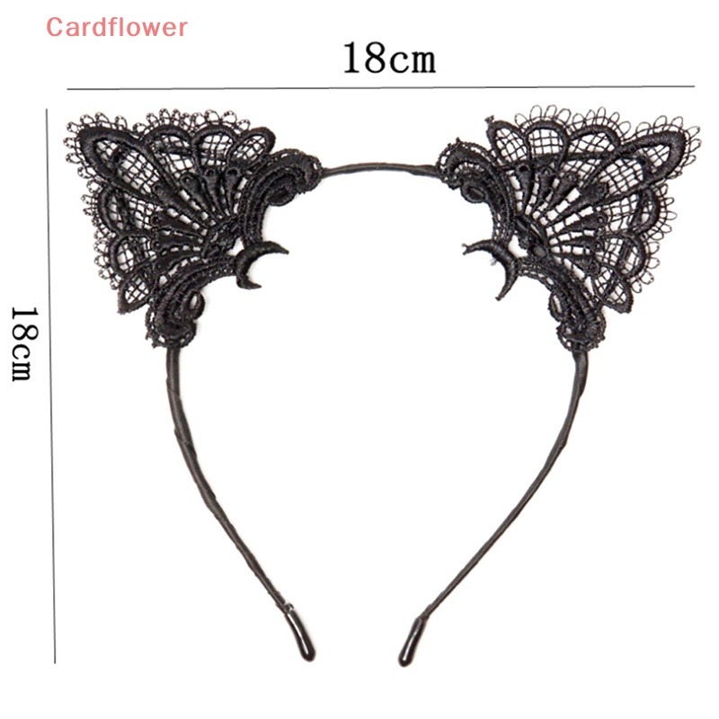 Cài Tóc Tai Mèo Phối Ren Thời Trang Cho Nữ